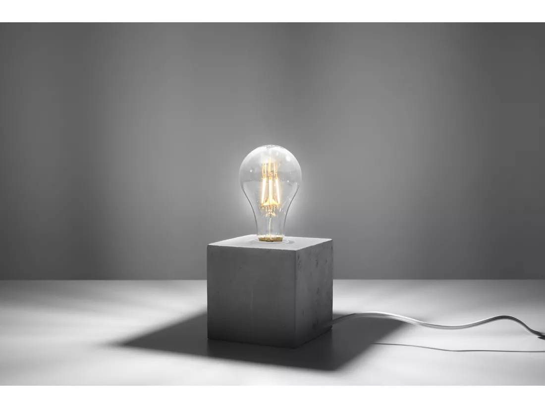 Sollux ARIZ Lampe à poser Gris E27