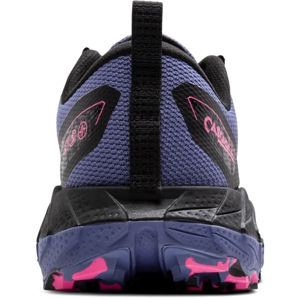 Chaussure trail BROOKS CASCADIA 18 GORE-TEX W GREY BLUE/BLACK/PINK