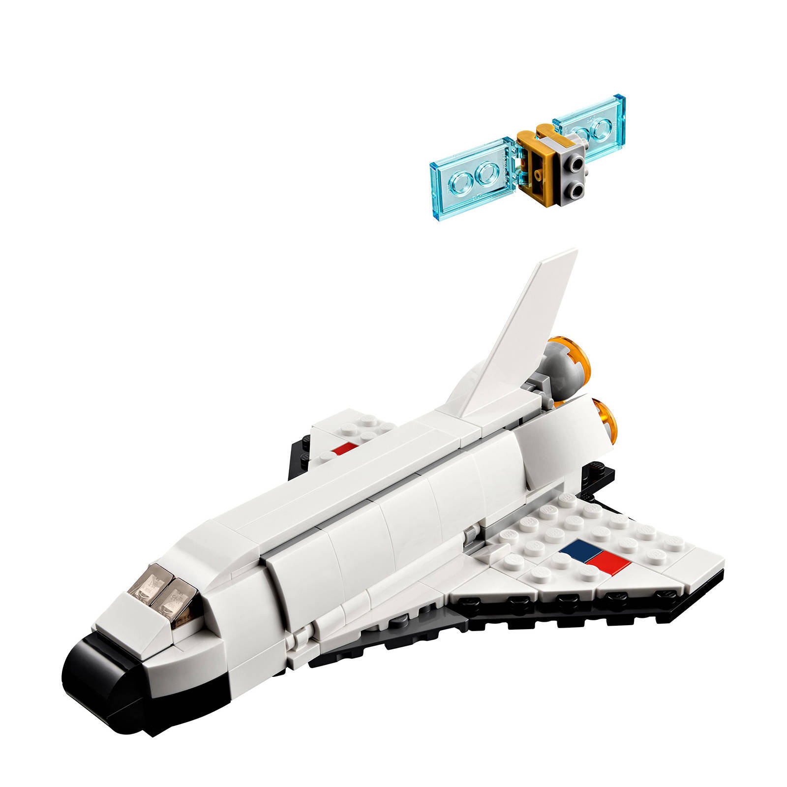 LEGO 3-in-1 Space Shuttle - Ruimteschip-Astronaut Speelgoed voor Kinderen 31134