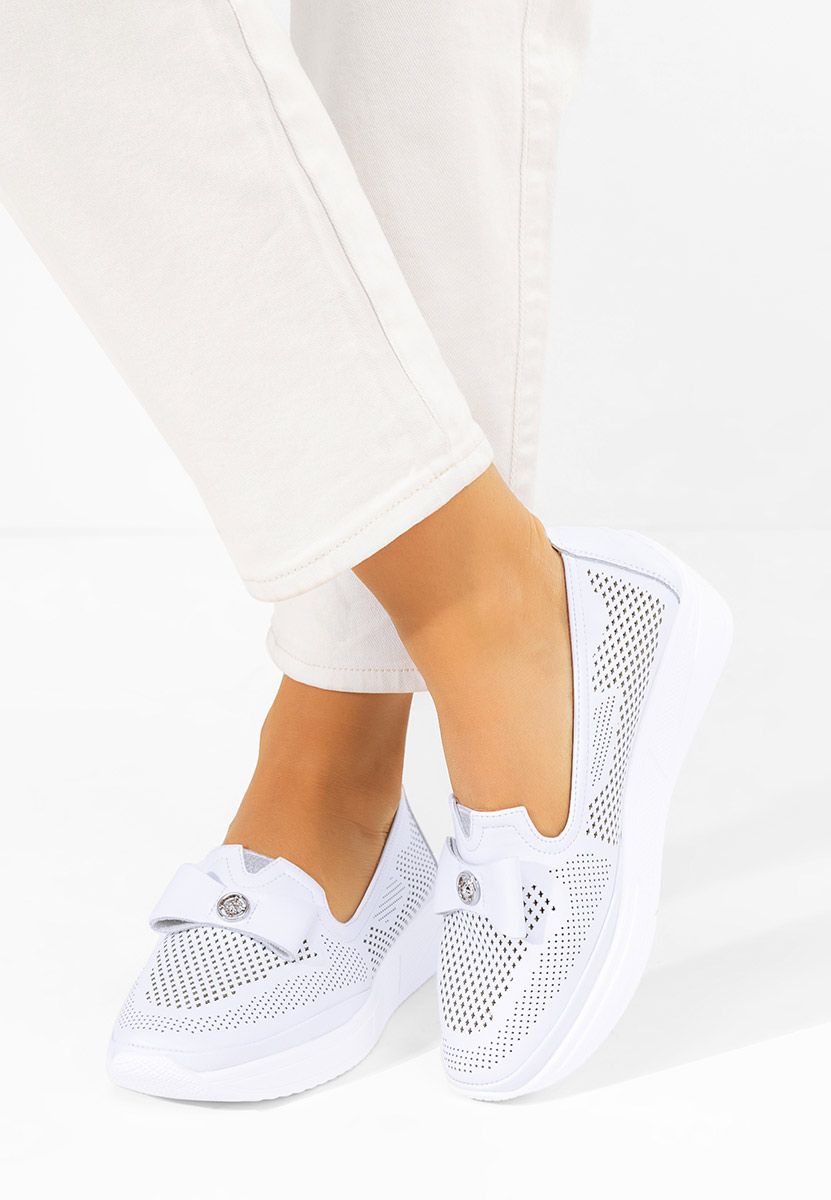 Chaussures casual femme blancs Irvesa