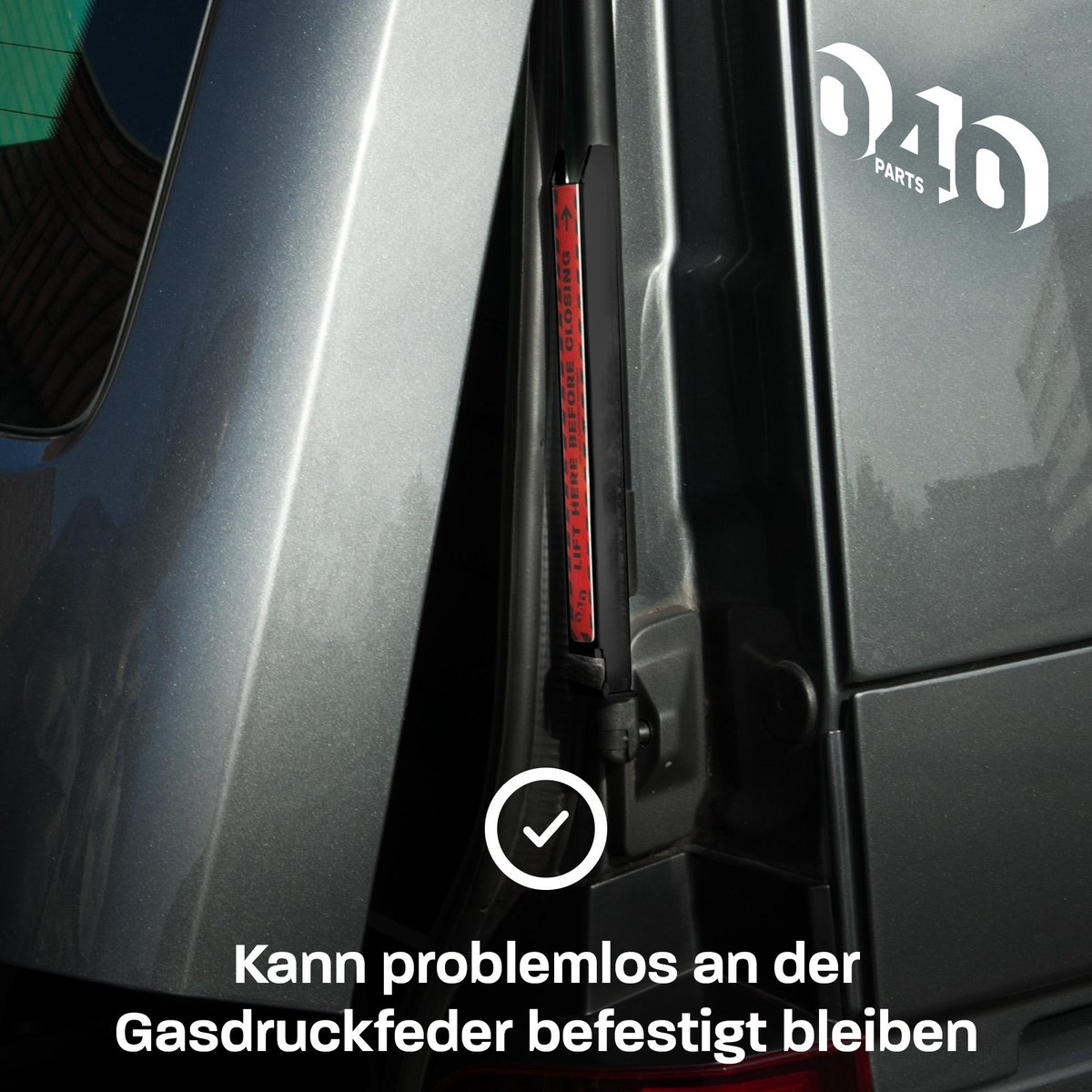 040 Parts Achterklep steunbalk staal - VW T5 T6 T7