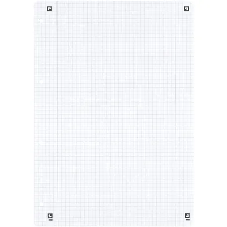 Oxford Ringbucheinlagen pflaume, A4, kariert, 50 Blatt