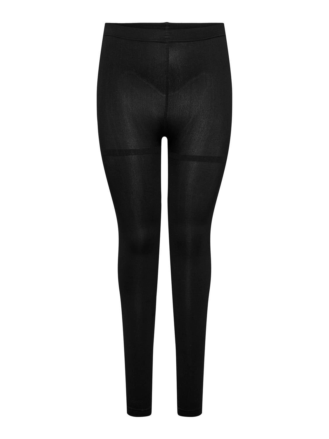 CARKENJA Strumpfhose ohne Füße Black