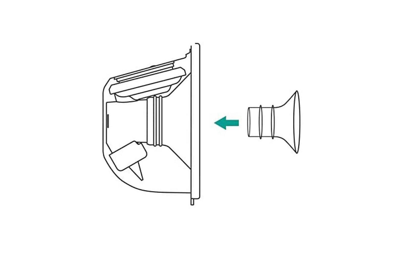 Brustglockeneinsatz 21 mmBrustglockeneinsatz für die Hands Free-Pumpe von Fraupow