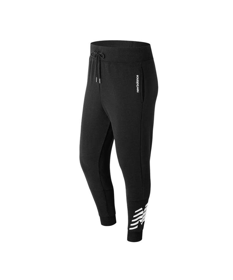 New Balance Essential Graphic Sweatpant Schwarz F8