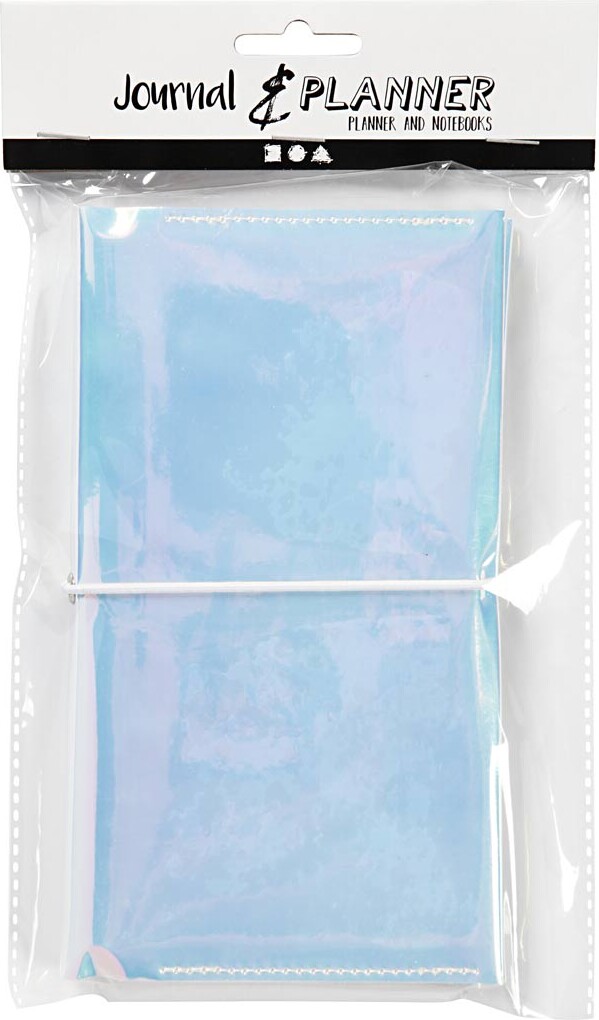 Kalender - Str. 10X18X1,5 CM - Elastiklukning - Holografisk - 1 Stk