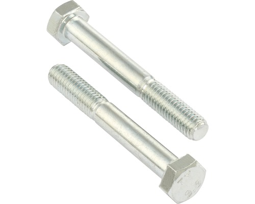 Zeskantschroef met schacht Reyher DIN 931 M6x90 mm verzinkt 50 stuks