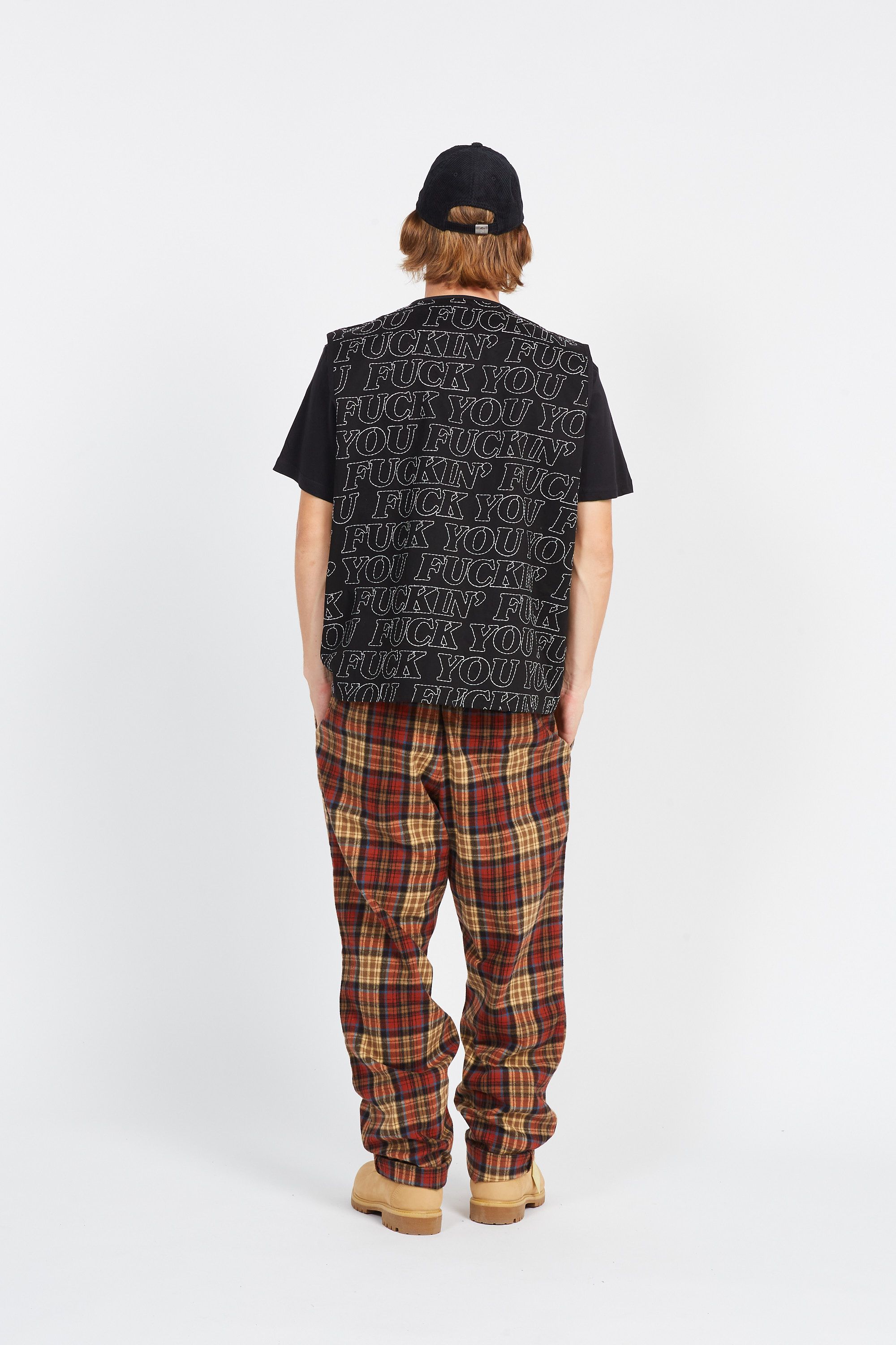 RIPNDIP Veste Fuckin Fuck Quilted Vest Noir