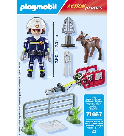 Playmobil Action Helden - Feuerwehr Tierrettung - 71467 - 22