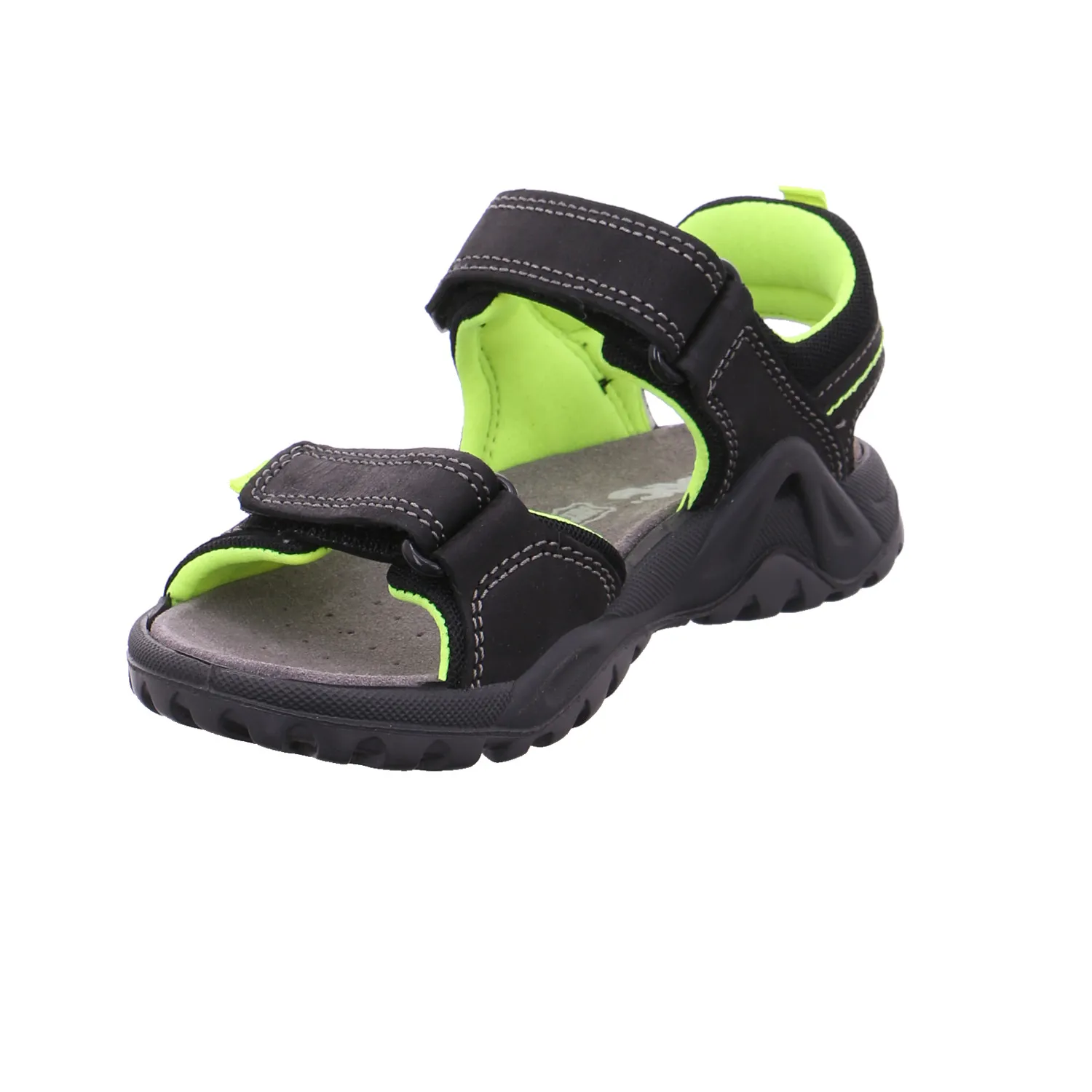 IMAC Jungen-Sandale Schwarz Leder  Sommerschuh