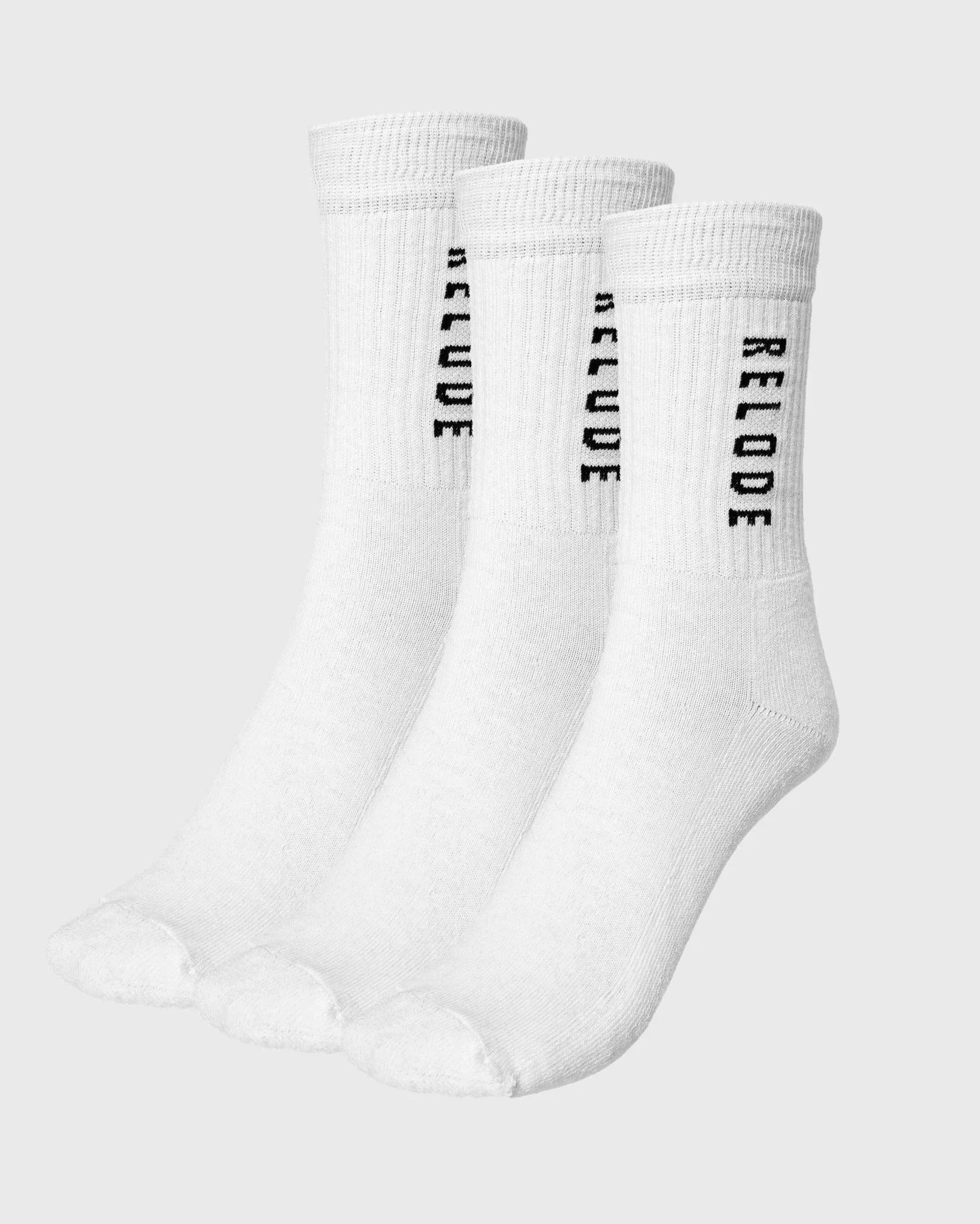 Relode Training Socks 3-pack White