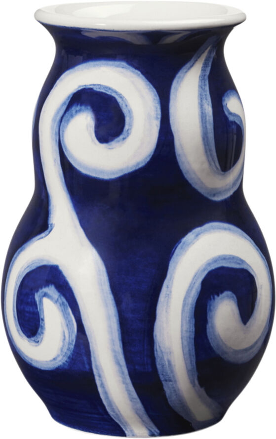 Kähler Tulle Vase H13 cm blå Blå