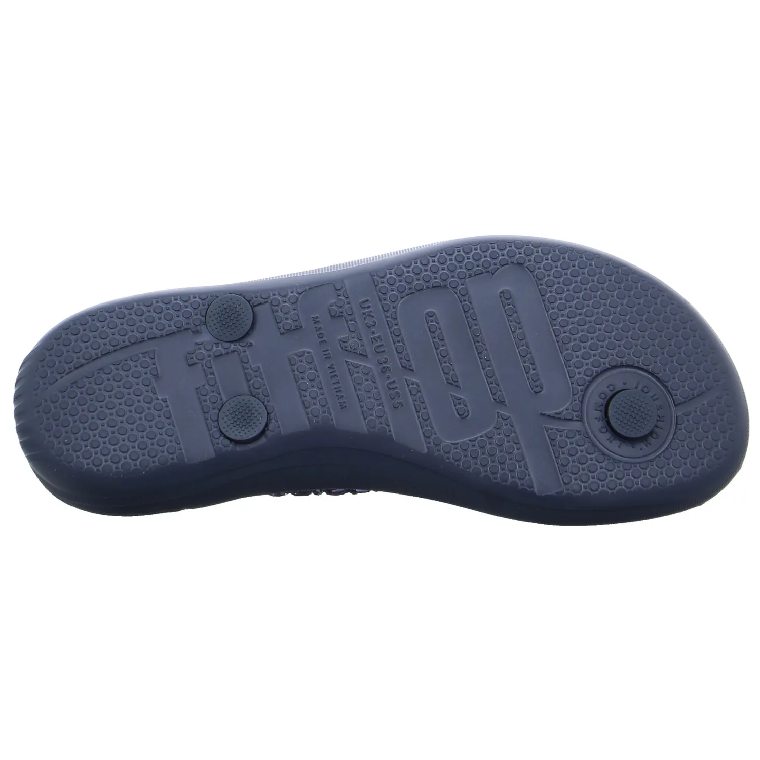 FITFLOP Zehentrenner-FlipFlop Blau Lederimitat