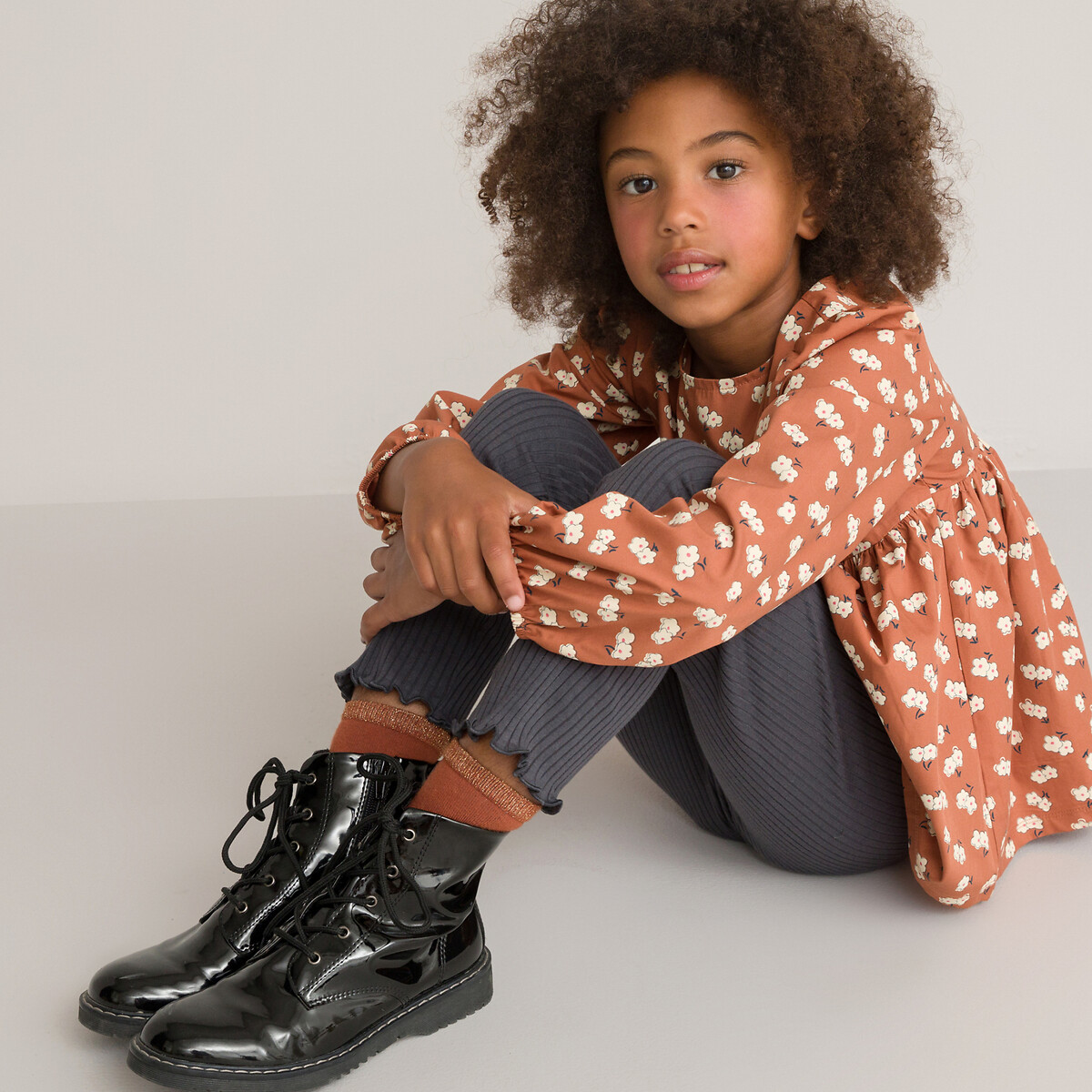 COLEÇÃO LA REDOUTE<br>Conjunto de 2 peças, blusa e leggings