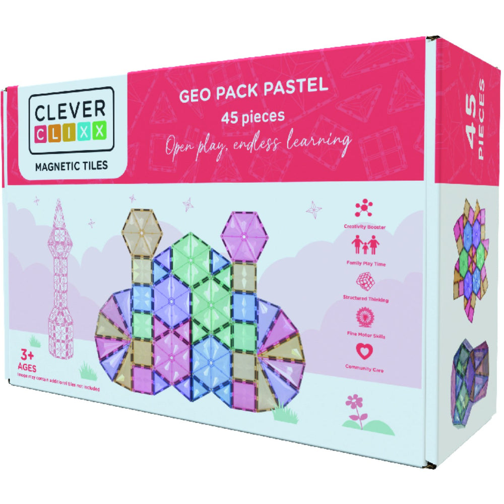 Køb Cleverclixx Pastel Geo Pack Pastel 45 stykker