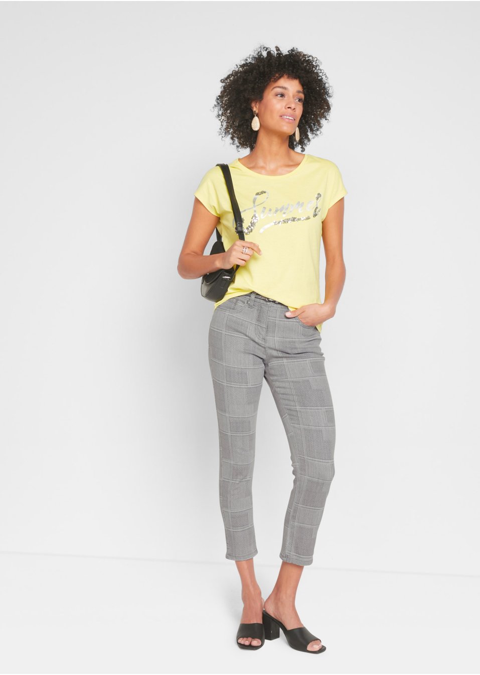 Pantalon extensible 7/8