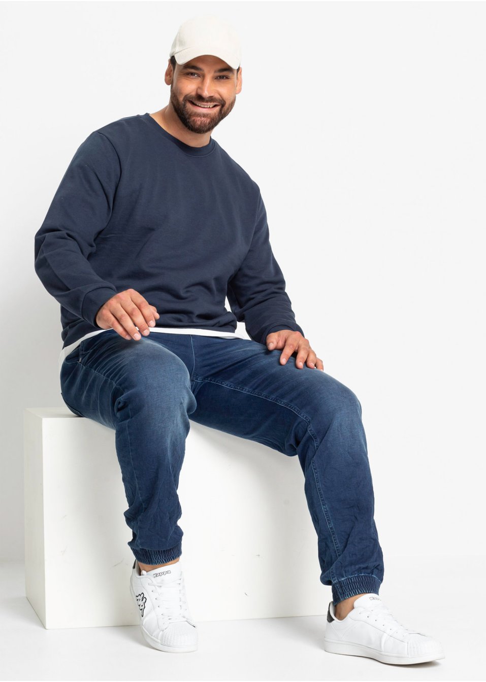 Jean-jogging taille extensible, Regular Fit