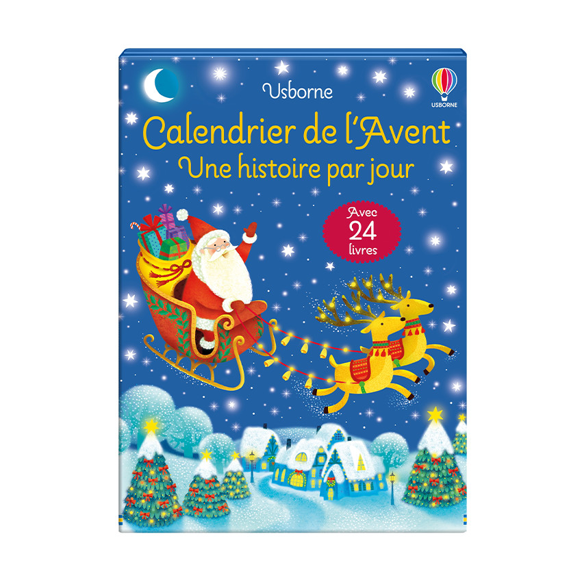 Calendrier de l'Avent Une histoire par jour avec 24 livres