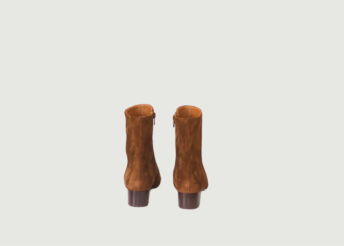 Bottines en cuir velours Michèle Anne Thomas Chaussures