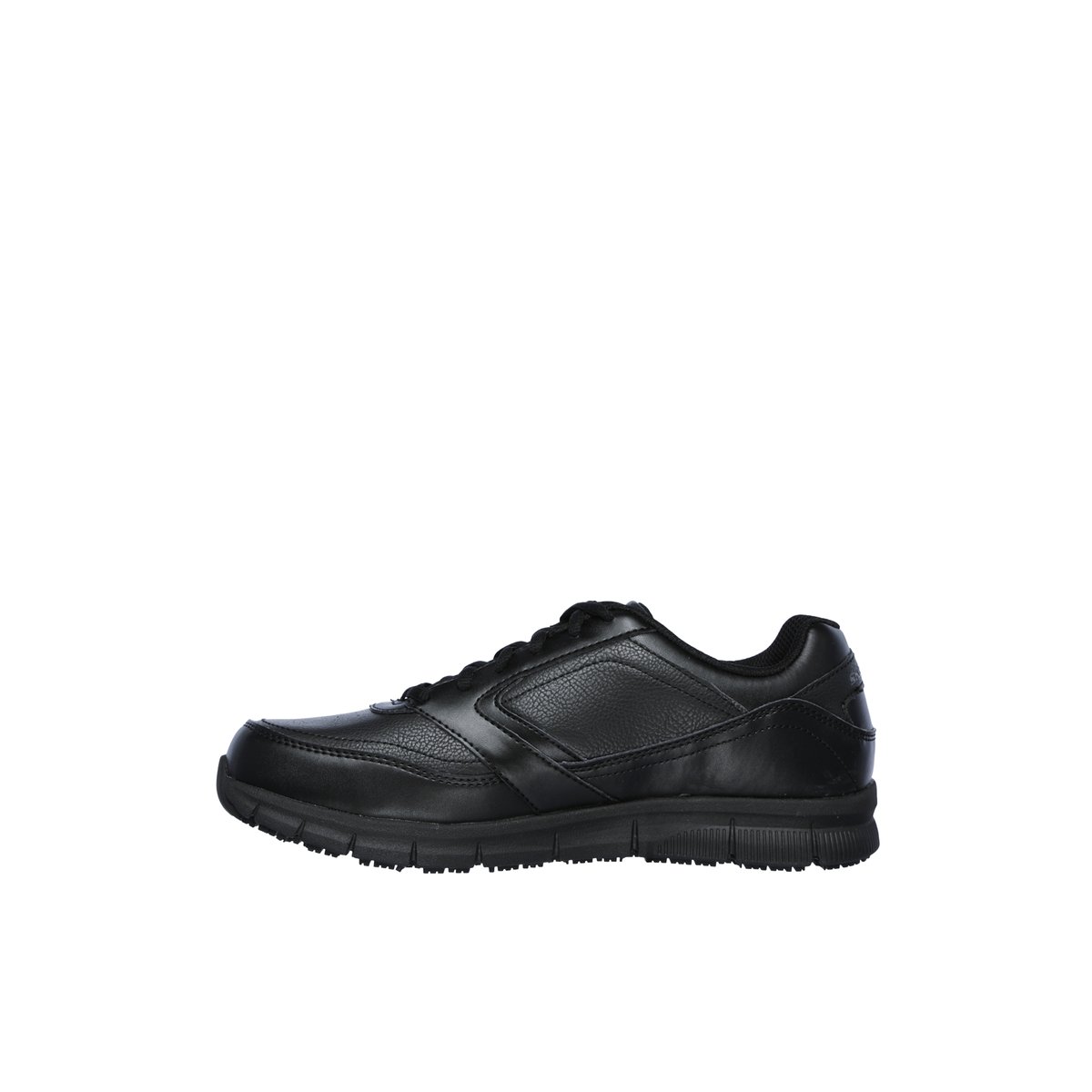 2X les points-Nampa sr-w-Baskets - Talon plat - Noir
