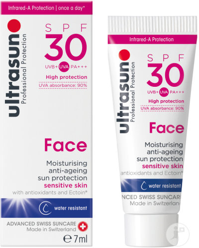 Ultrasun Face IP30 Gel Solaire Mini Size 7ml