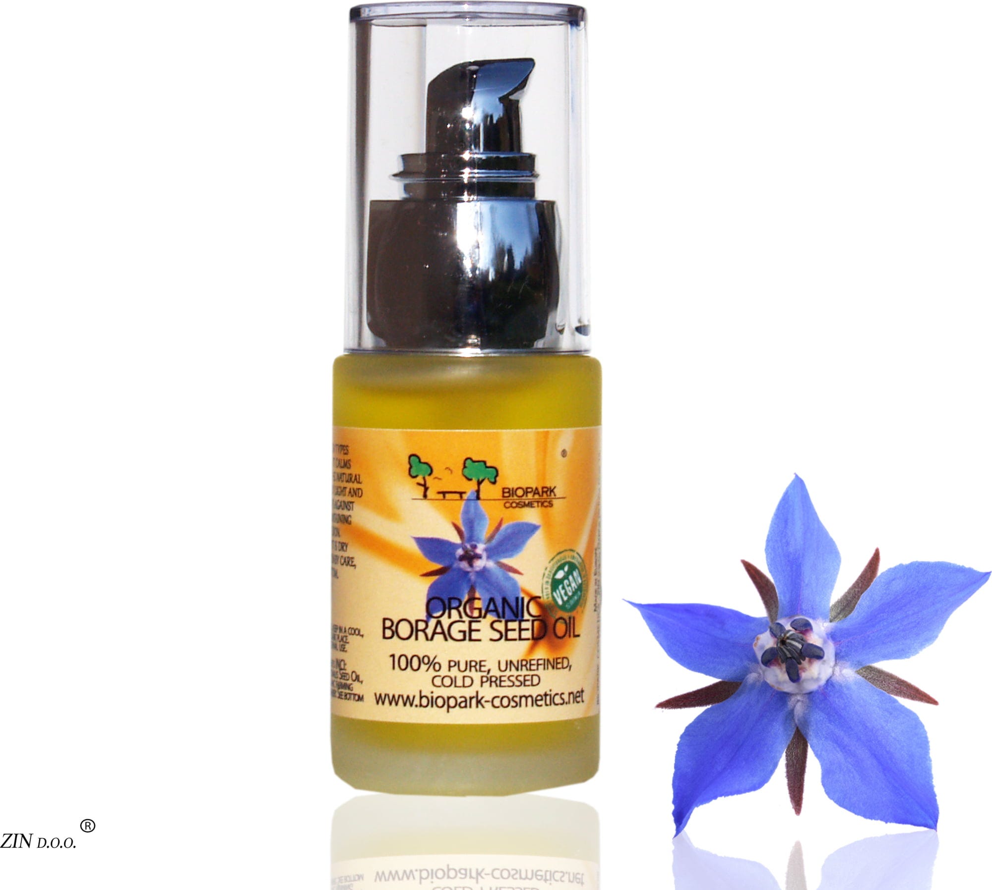 Biopark Cosmetics  Organic Borage Oil, 30 ml