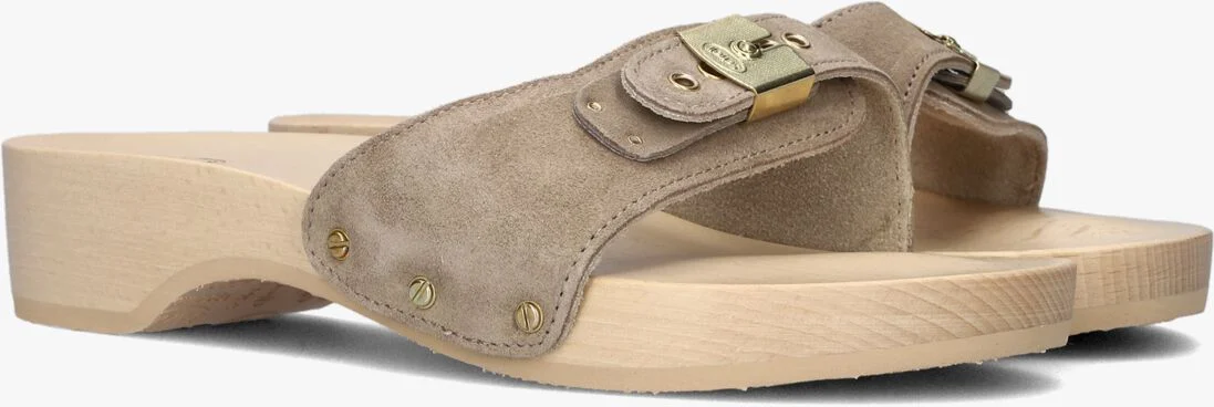 SCHOLL beige scholl slippers pescura heel