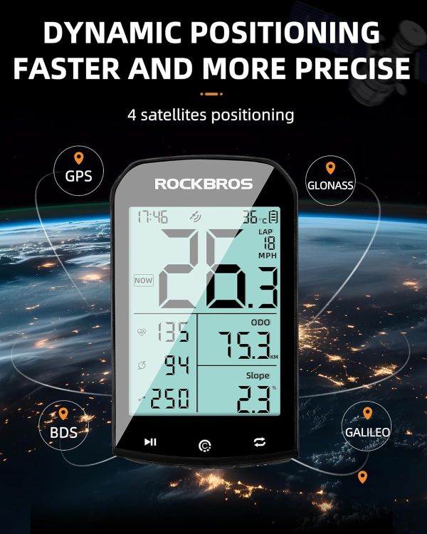 RockBros GPS Cykelcomputer