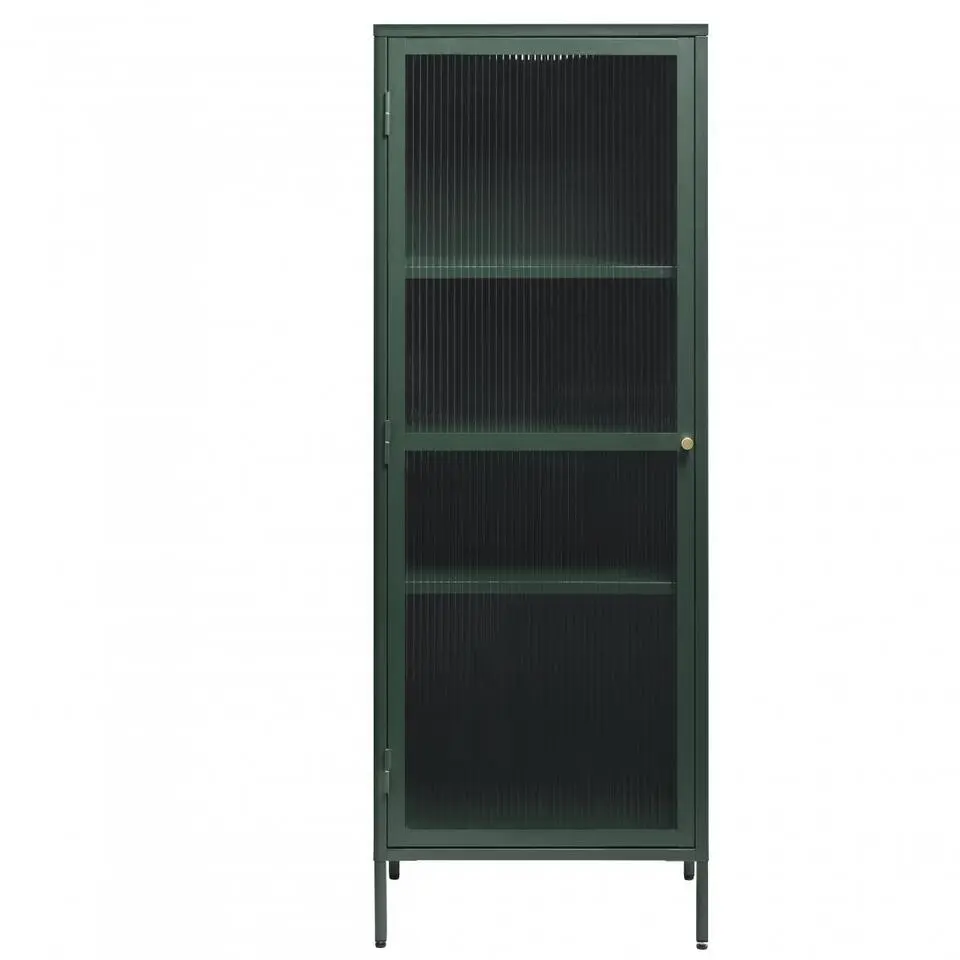 Nordic Home - Olan glazen wandkast - 160 cm - groen