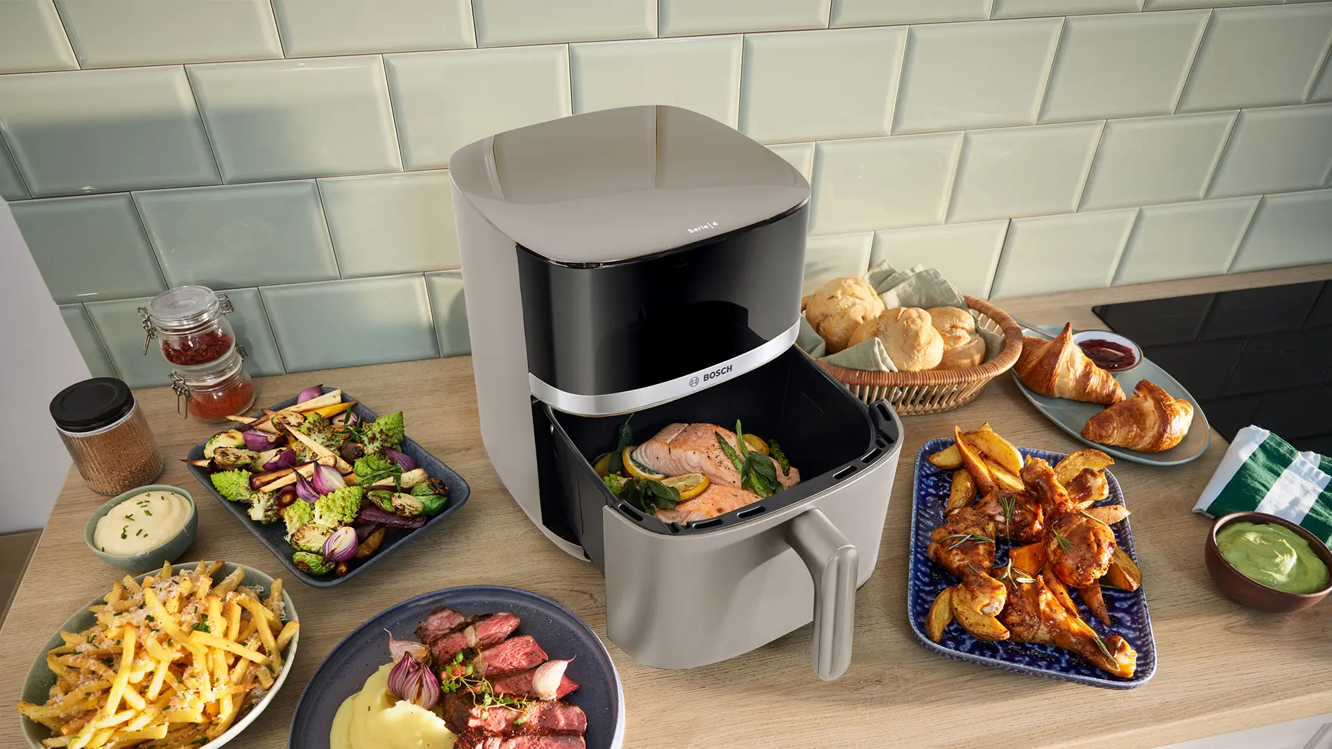 Serie 4 Air Fryer dark cream
