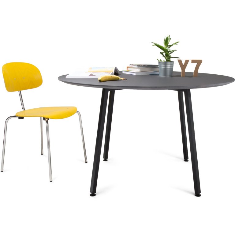 Modulor Tisch Y7 Stahl schwarz 10°