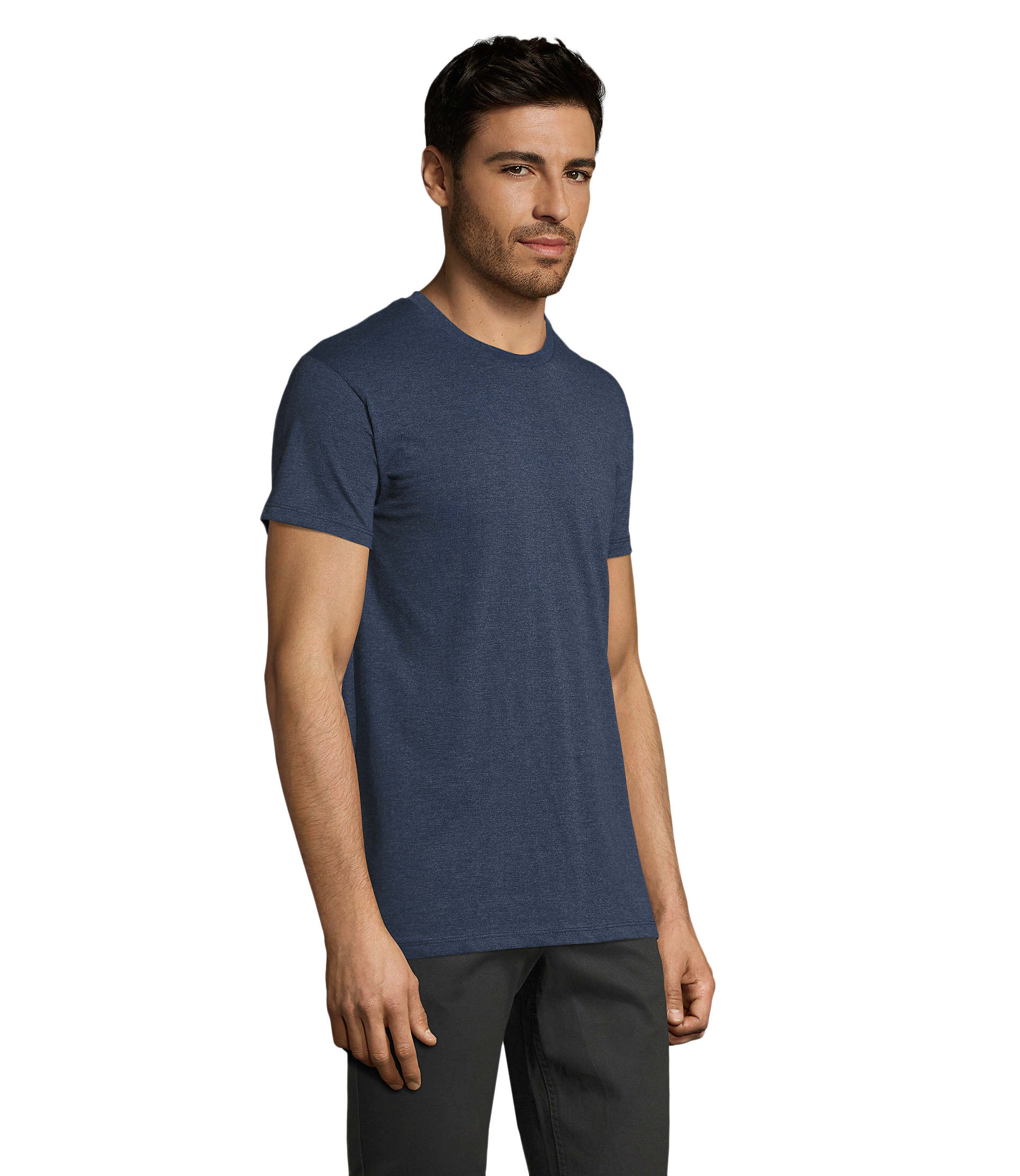 Camiseta Sols Imperial Fit com gola redonda