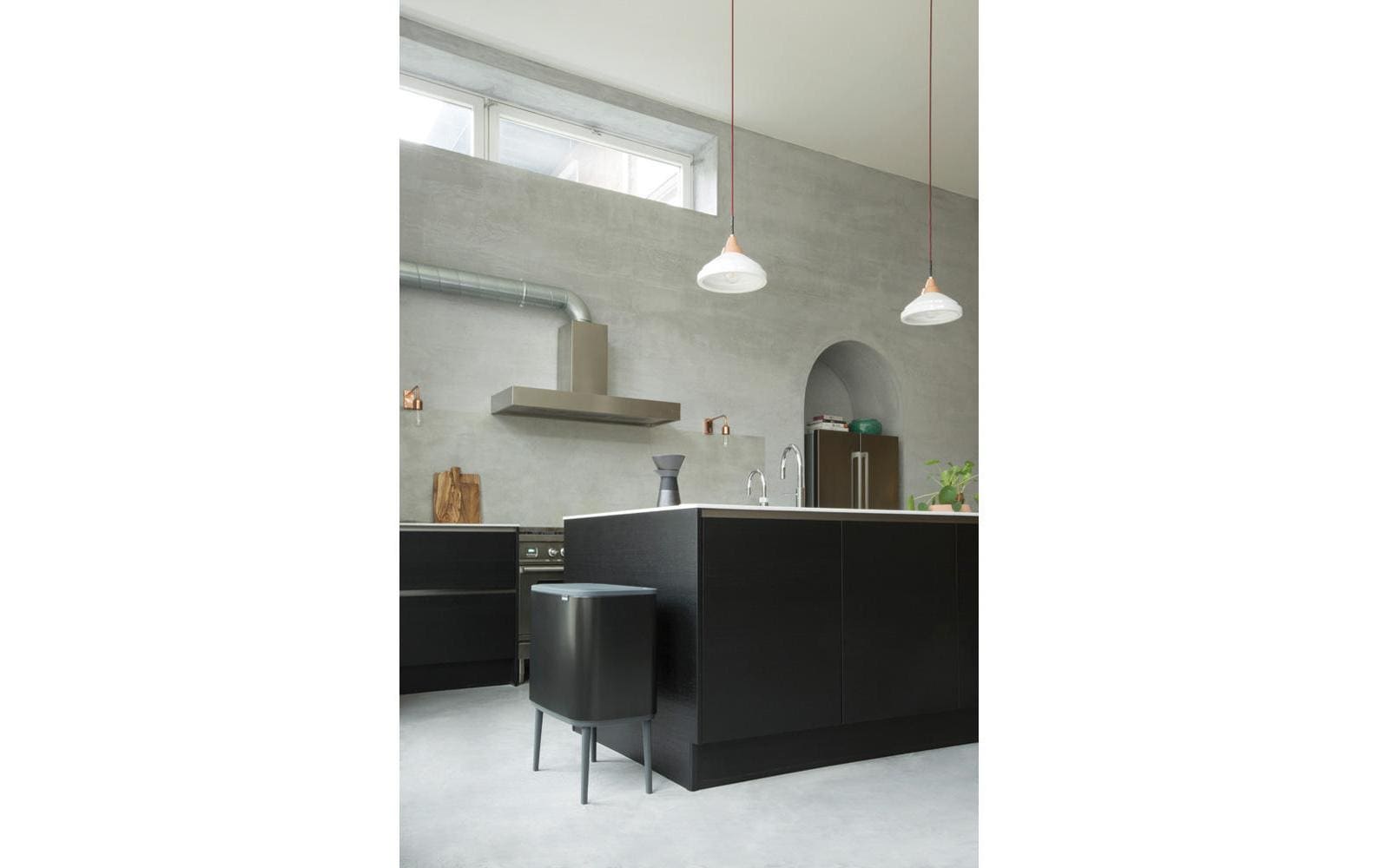 Recyclingbehälter Bo Touch Bin 36 l, Schwarz<br>Eimer für die Abfalltrennung