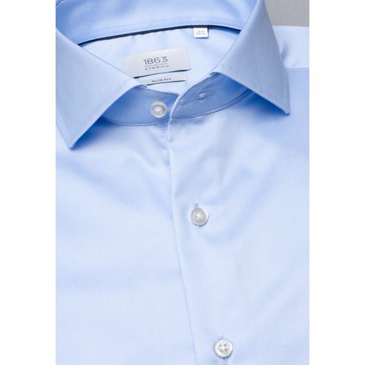 Eterna Luxury Slim Fit Skjorte, Blå, 42