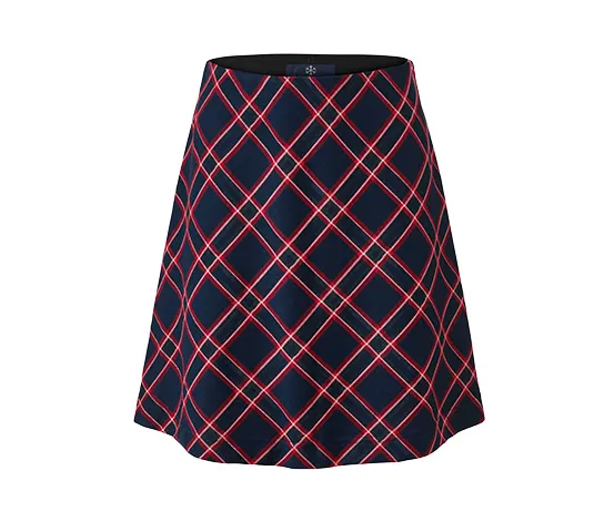 Karierter Jacquard-Rock