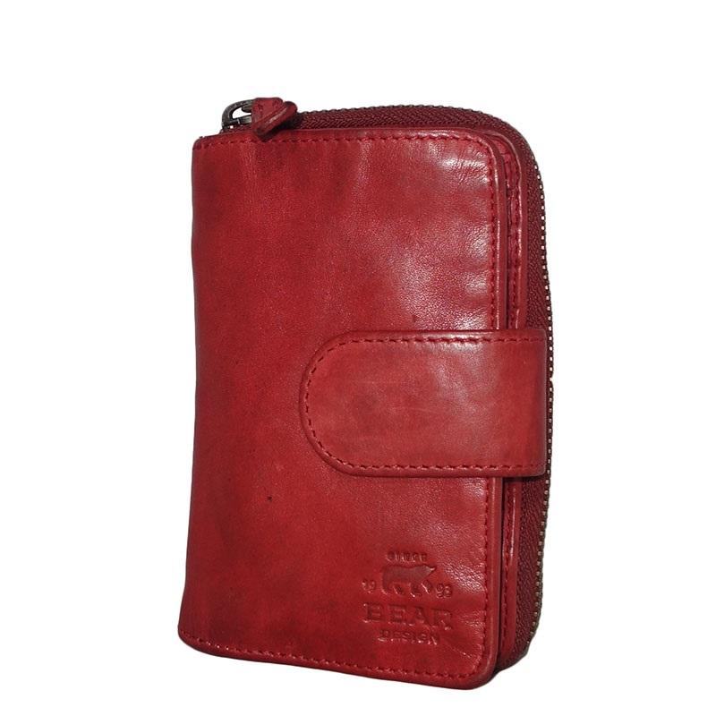 Bear Design Rits-portemonnee CL 13550 Rood
