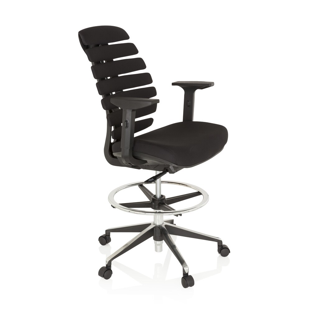 Counterstuhl ERGO LINE II WORK Stoff mit Armlehnen (höhenverstellbar) hjh OFFICE