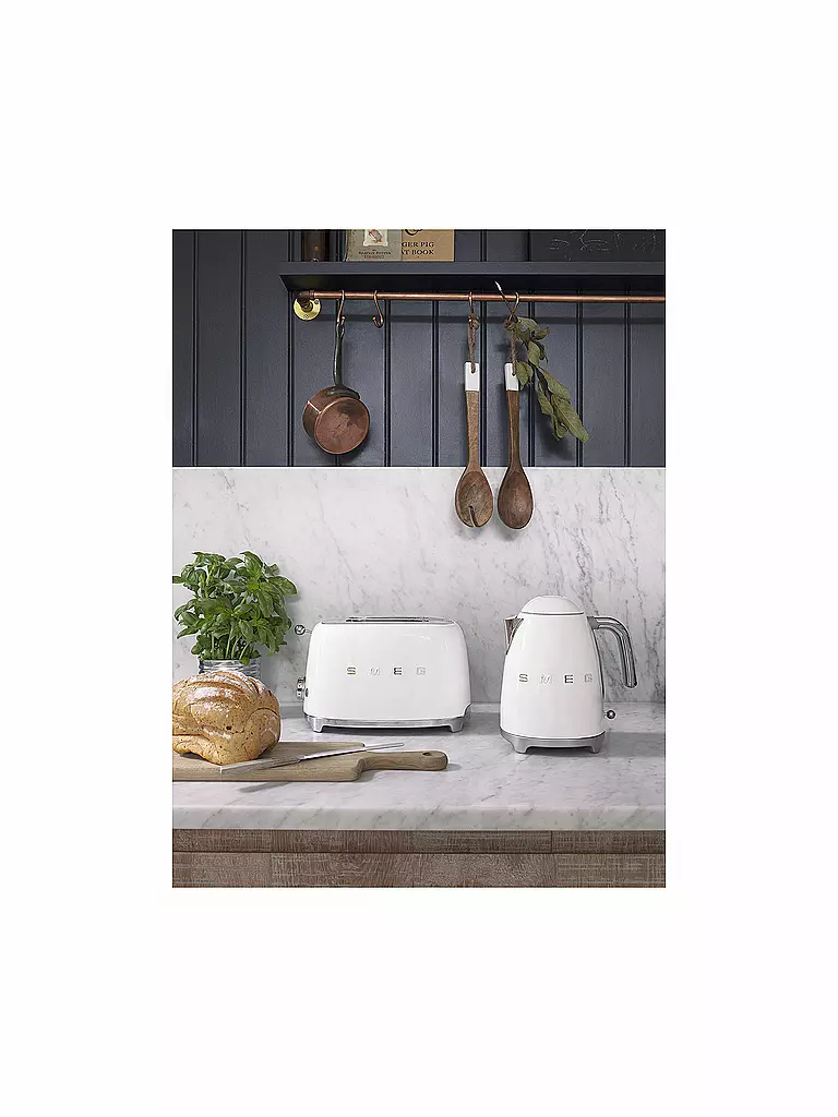 SMEG Wasserkocher 50s Retro Style 1,7l Creme KLF03CREU creme