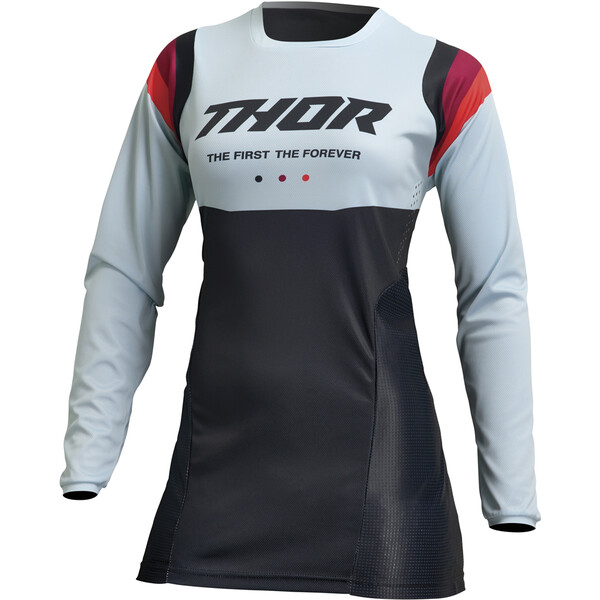 Thor Motocross - Maillot femme Pulse Rev Blanc / Noir