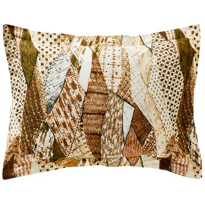 Linge de lit effet pachwork motifs ethniques - BECQUET CRÉATION