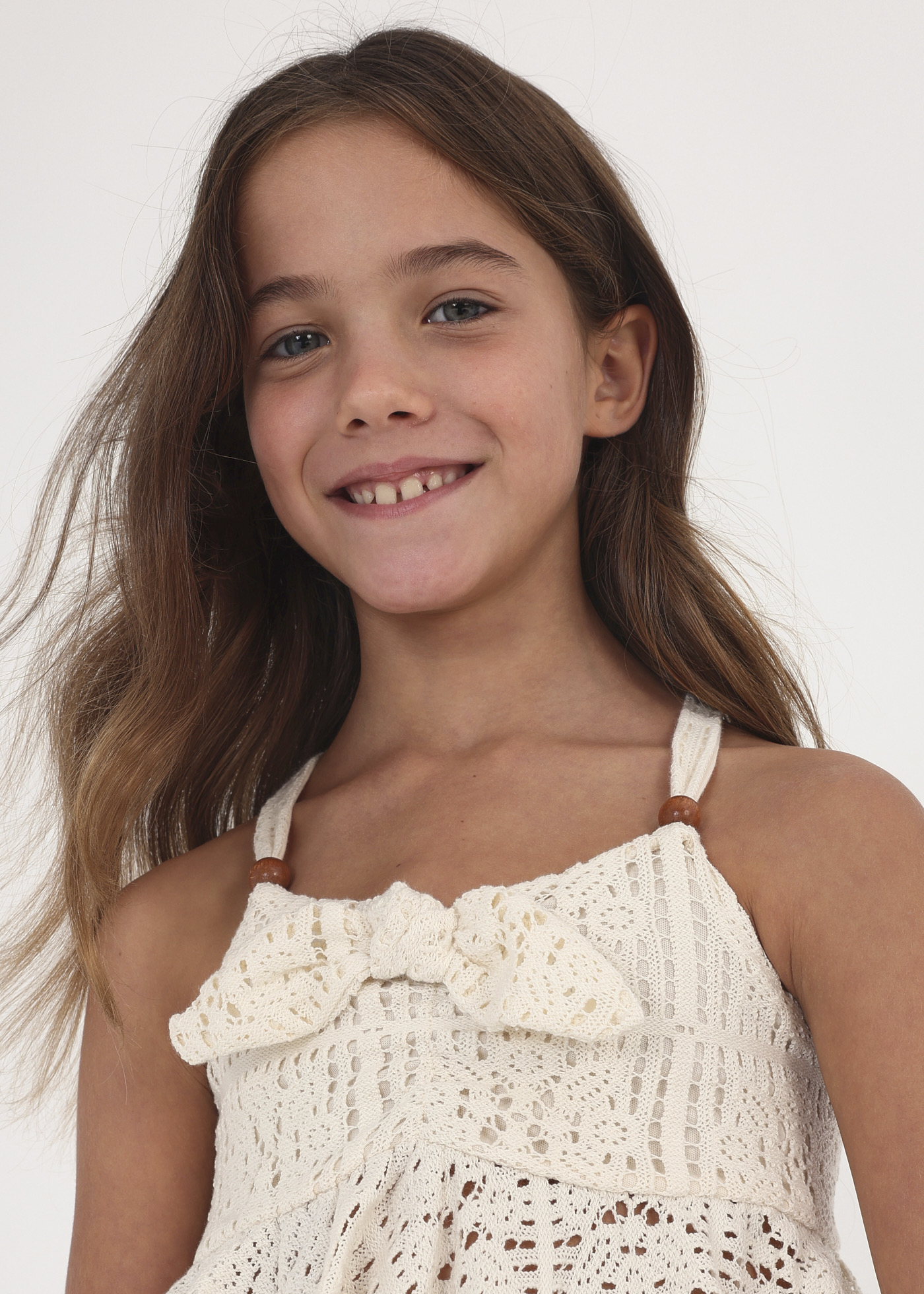 Top de crochê para menina