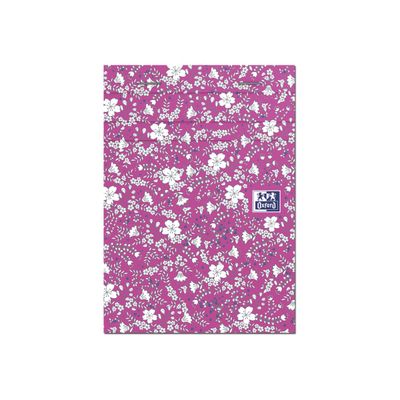 Oxford Floral - Bloc notes agrafé 10,5 x 14,8 cm