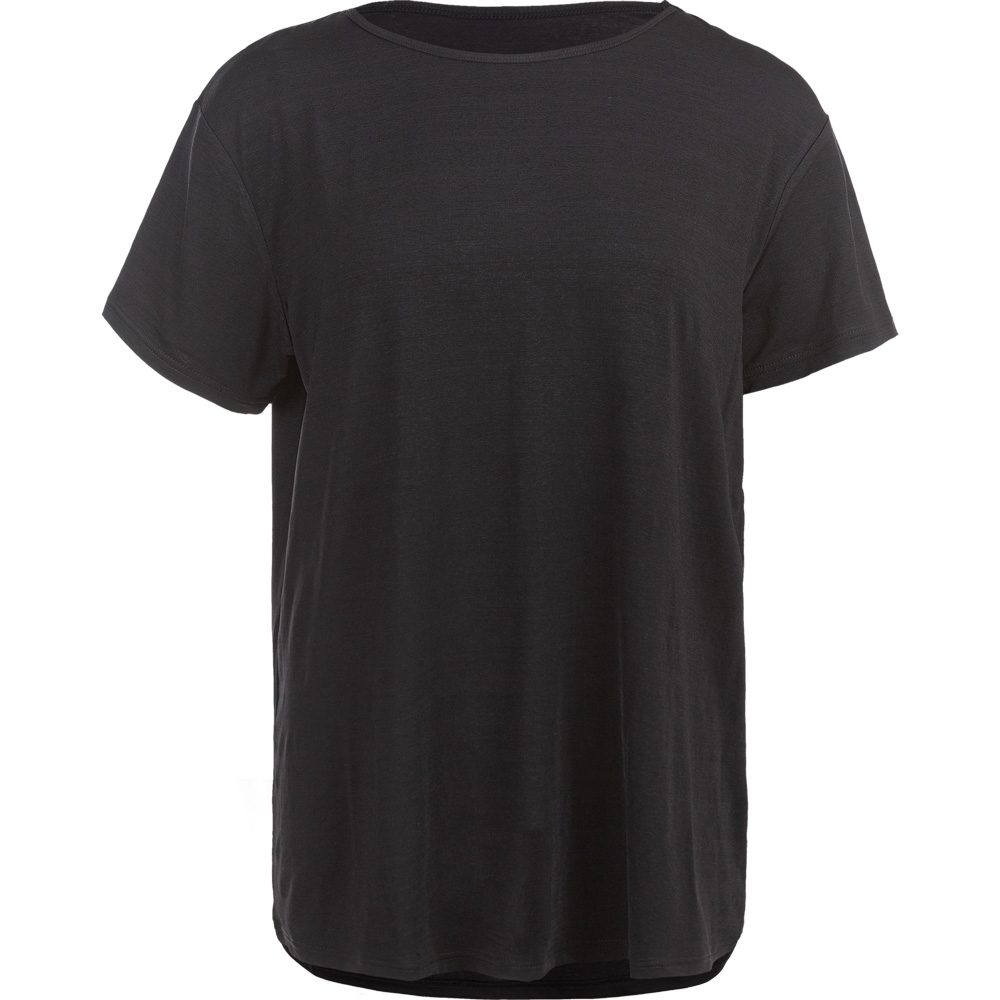 Athlecia Lizzy W Slub T-Shirt Damen black melange