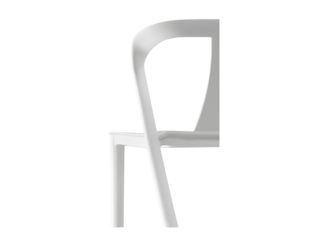 Lot de 4 chaises pp blanches