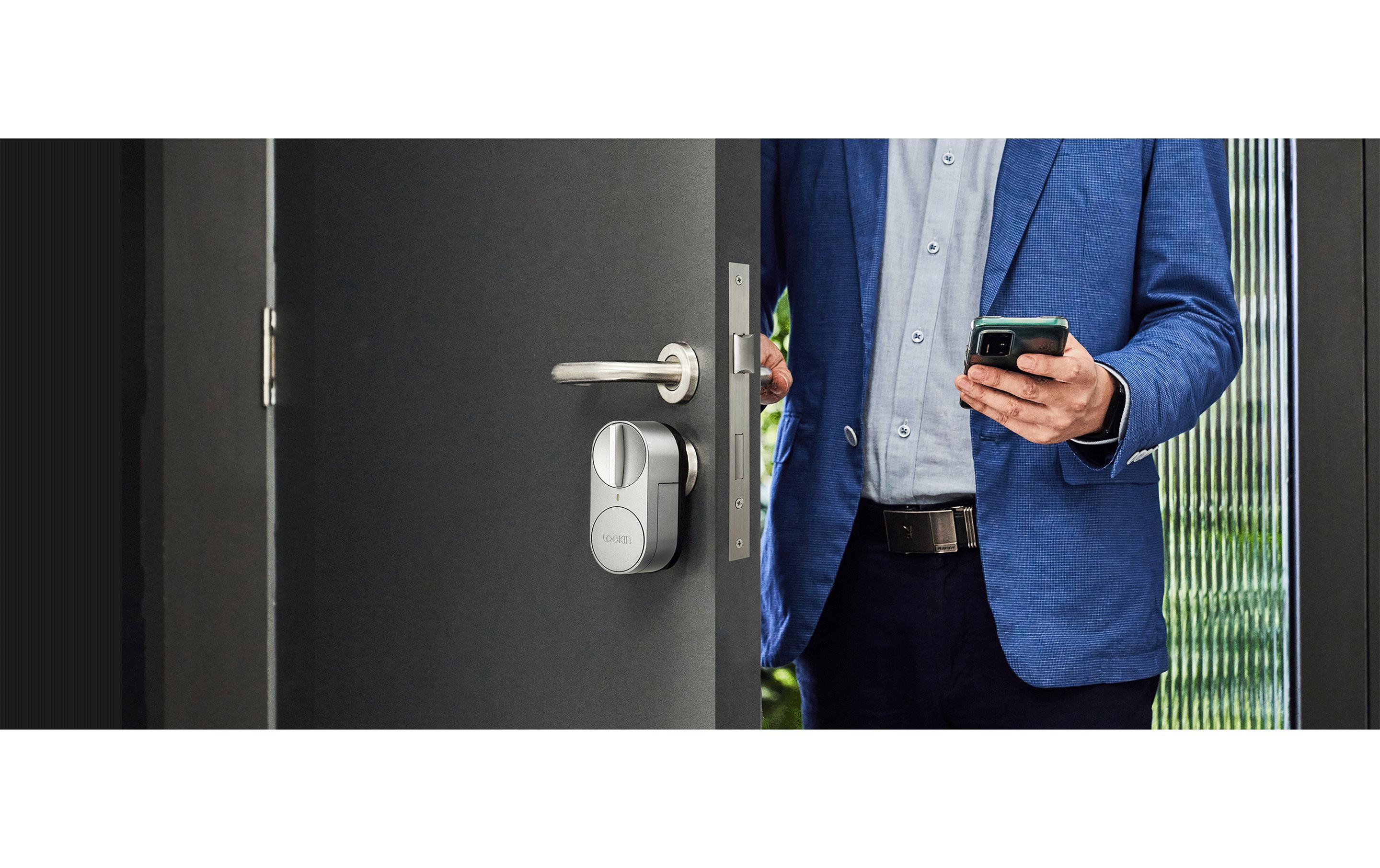 Smart Lock G30 (3 in 1) CH KIT Grau<br>Smartes Türschloss