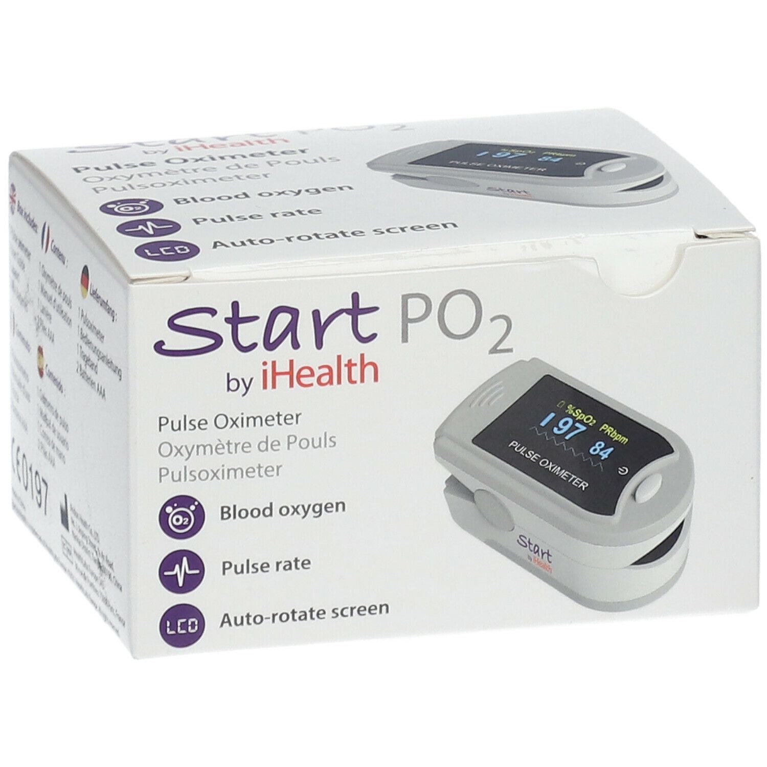 Start PO2 by iHealth Pulsoximeter