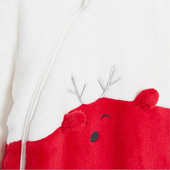 Noël Sur-pyjama   Rouge Santa        de               P'tit bisou