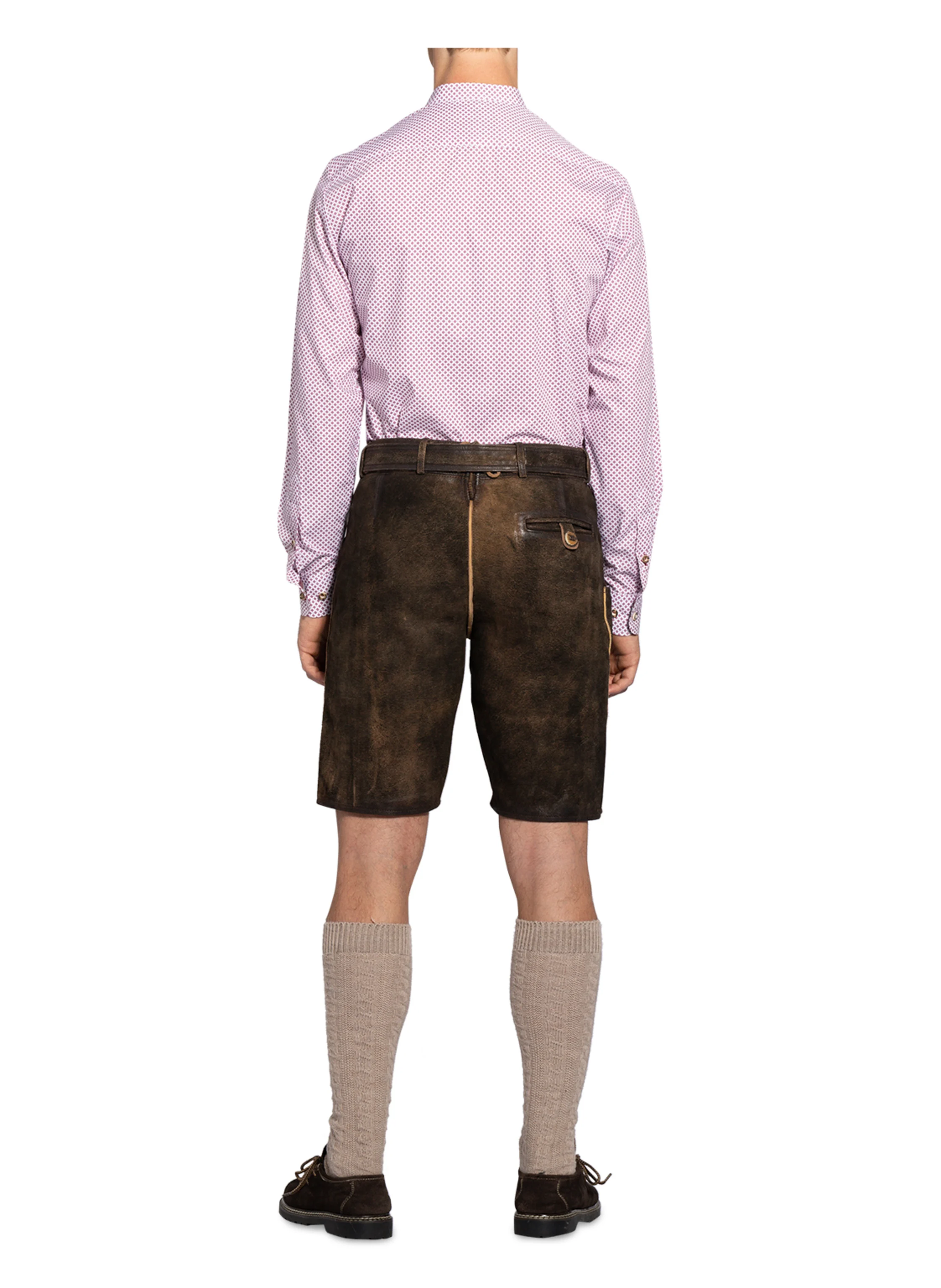 Hammerschmid Trachtenhemd mit Stehkragen Slim Fit