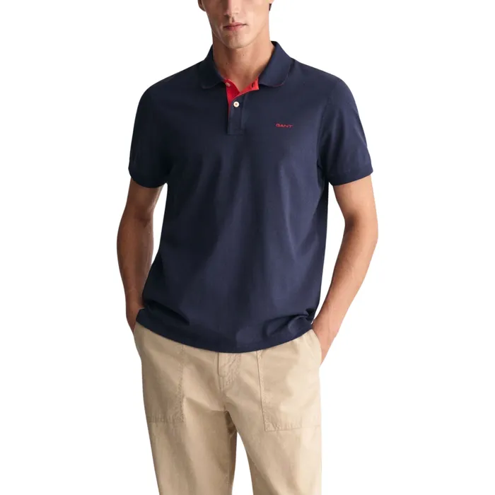Gant Contrast Piqué Polo Heren