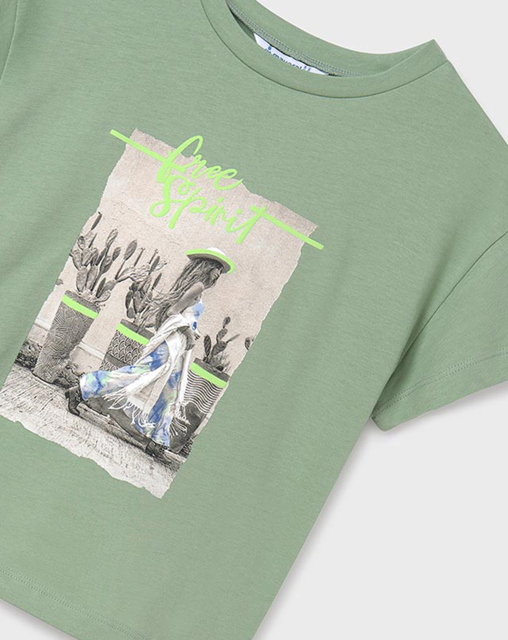 T-Shirt FREE SPIRIT in minze